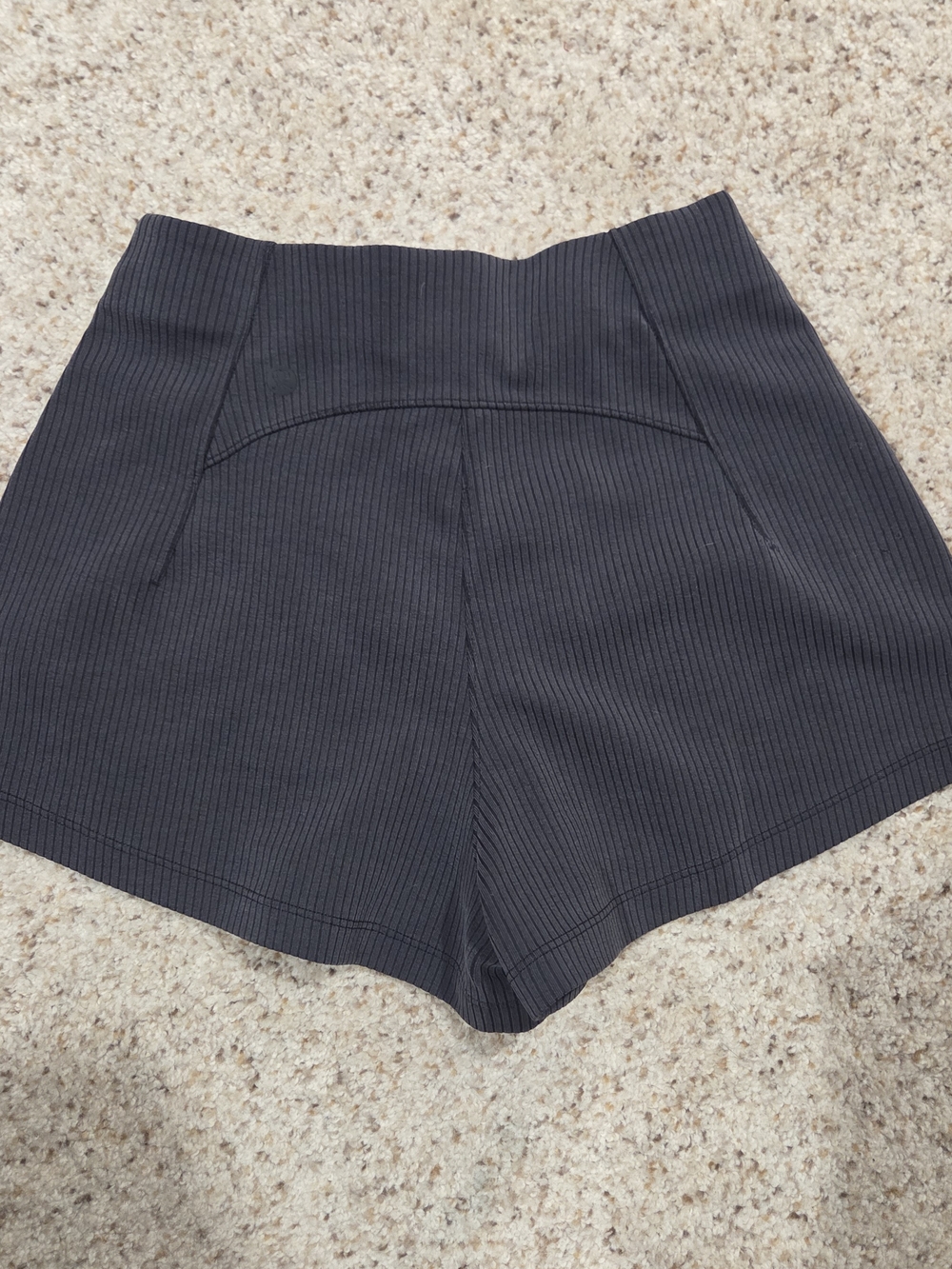 Lululemon Ribbed Softstream High Rise Shorts 2 - Picture 2 of 4